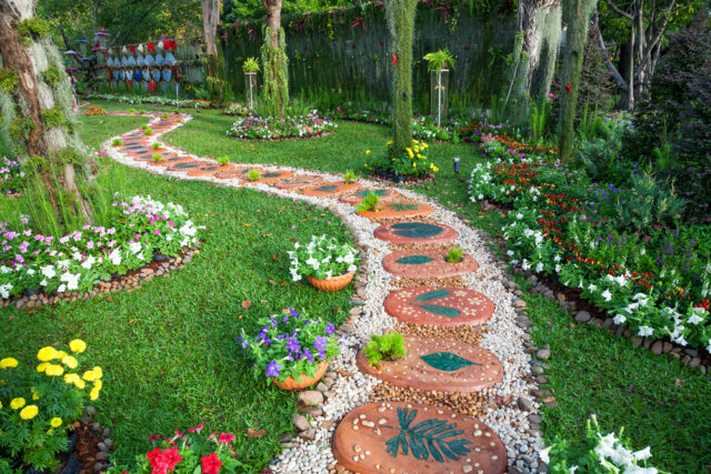 . If you are looking at landscaping practically, you should invest in flowers and plants that bloom all year long.