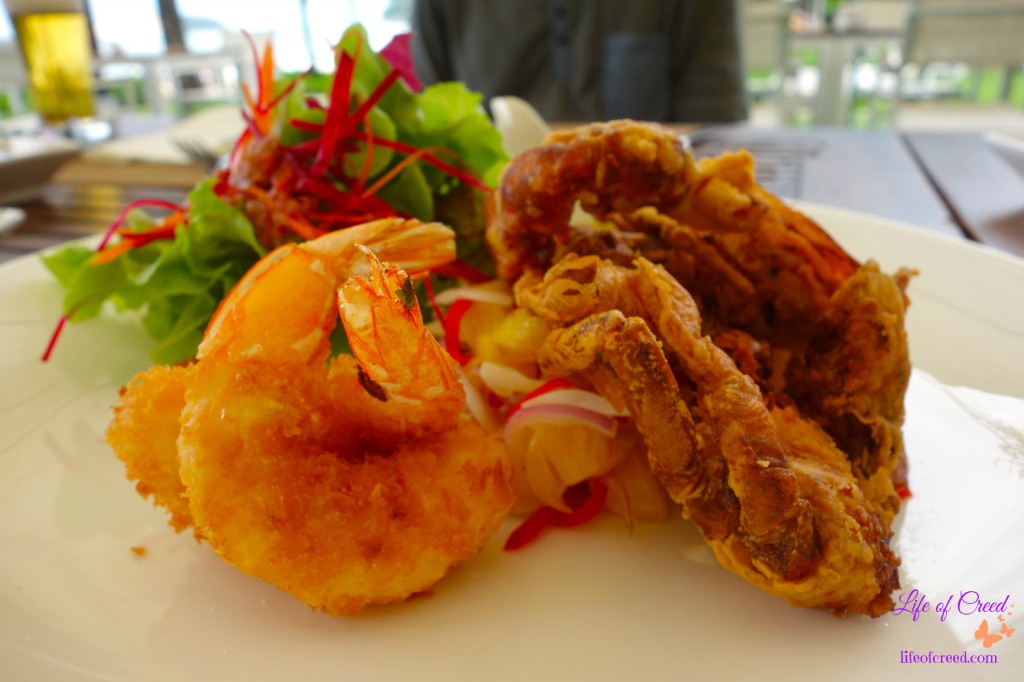 Thailand, Phuket, Katathani Hotel, Fried Soft Shell Crab Salad