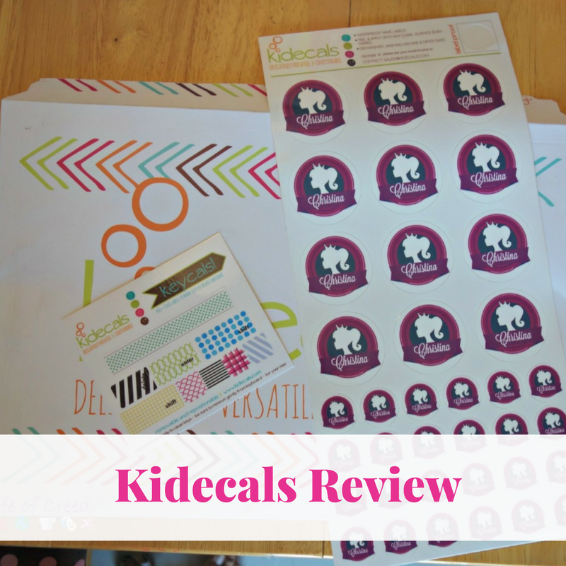 Kidecals Review - I had the pleasure of being able to check out the Kidecals products.