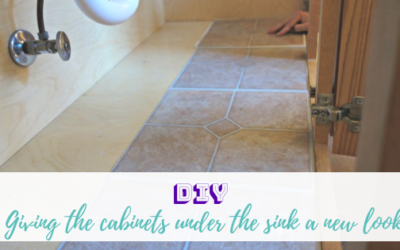 Giving the Cabinets Underneath the Sinks a New Look