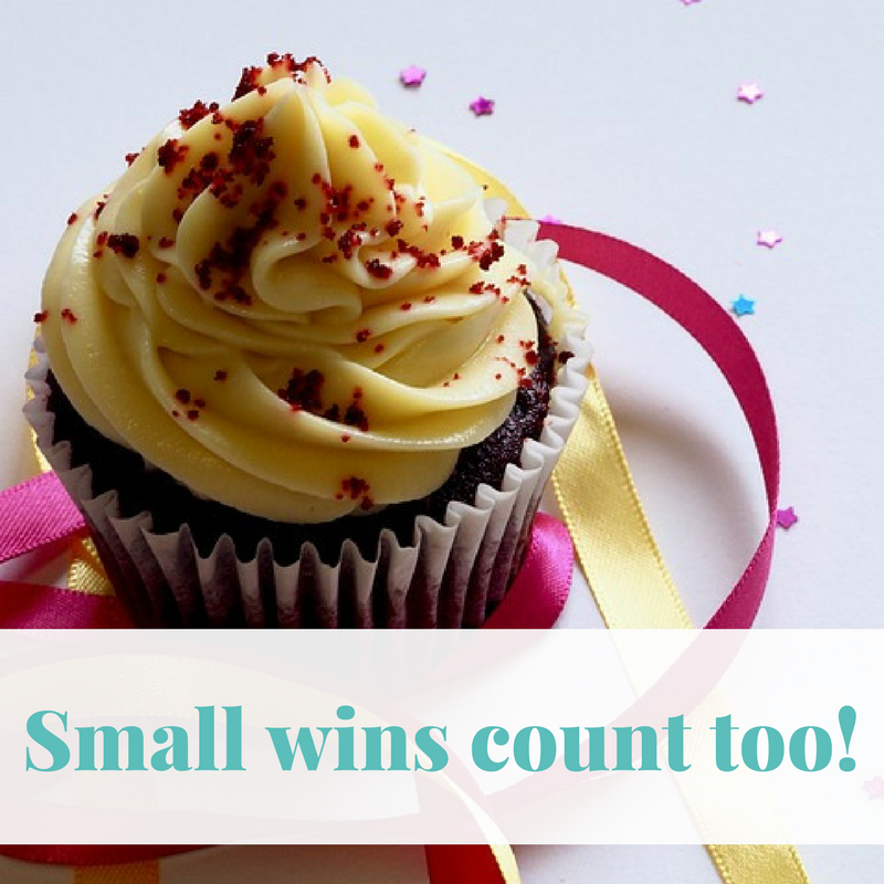 Small wins count too!