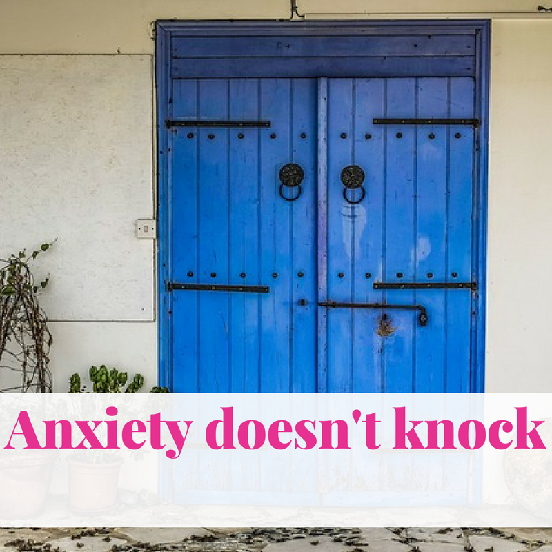 When you have anxiety, it can feel as if you are always having to look over your shoulder. One, because anxiety doesn’t knock, it just shows up and without any notice.