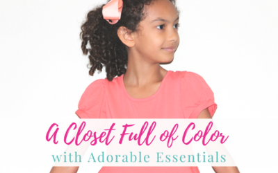 A Closet Full of Color with Adorable Essentials