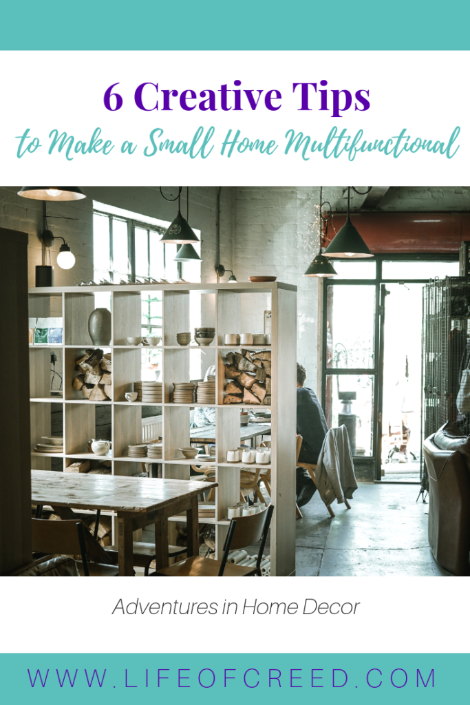 Shelf for small space - 6 Creative Tips to Make a Small Home Multifunctional