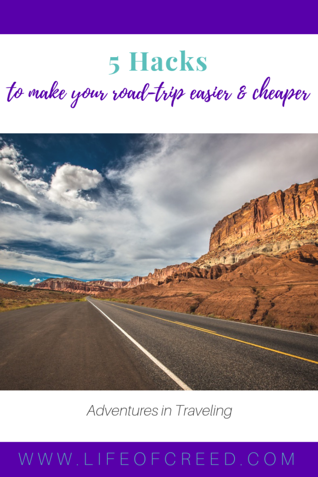 There are two things that often get in the way of a good road trip. One is the expense involved in driving around and staying in a different place every night, and the other is the hassle of plotting a route and figuring out where to stop. Here are five hacks you can use to make your road trip a lot easier.