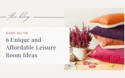 6 Unique and Affordable Leisure Room Ideas