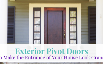 Exterior Pivot Doors to make the Entrance of your House Look Grand