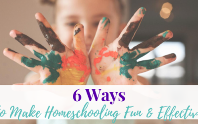6 Ways to make Homeschooling Fun and Effective