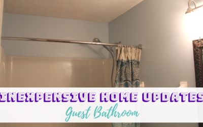 Inexpensive Home Updates: Guest Bathroom