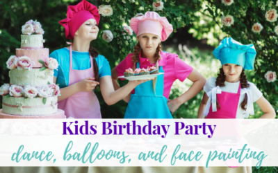 Kids Birthday Party: dance, balloons, and face painting