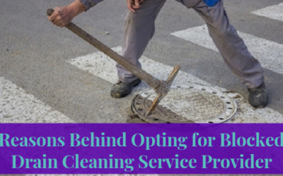 Reasons Behind Opting for Blocked Drain Cleaning Service Provider