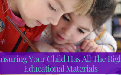 Ensuring Your Child Has All The Right Educational Materials