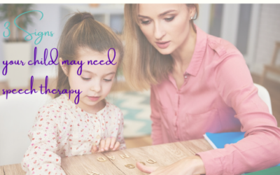 3 Signs Your Child May Need Speech Therapy