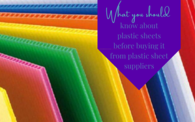 What should you Know About Plastic Sheets before Buying it from Plastic Sheet Suppliers