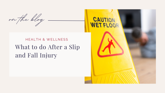 What to do After a Slip and Fall Injury