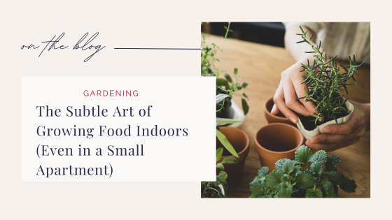 The Subtle Art of Growing Food Indoors (Even in a Small Apartment)